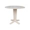 International Concepts 42 in Round Drop Leaf Counter Height Dining Table with 2 Stools in Unfinished - 3 Piece Set K-42DPT-23B-S6172-2 - alternate 4